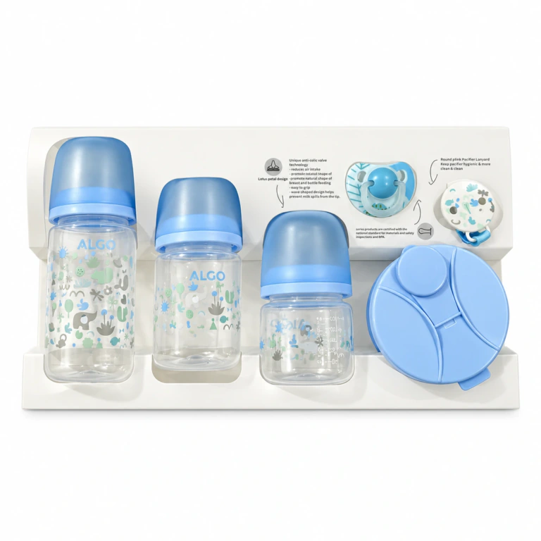 ALGO 4-Piece Baby Feeding Gift Set – Feeding Essentials