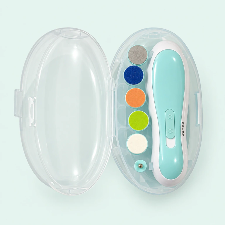 Electric Baby Nail Trimmer Set with Storage Case