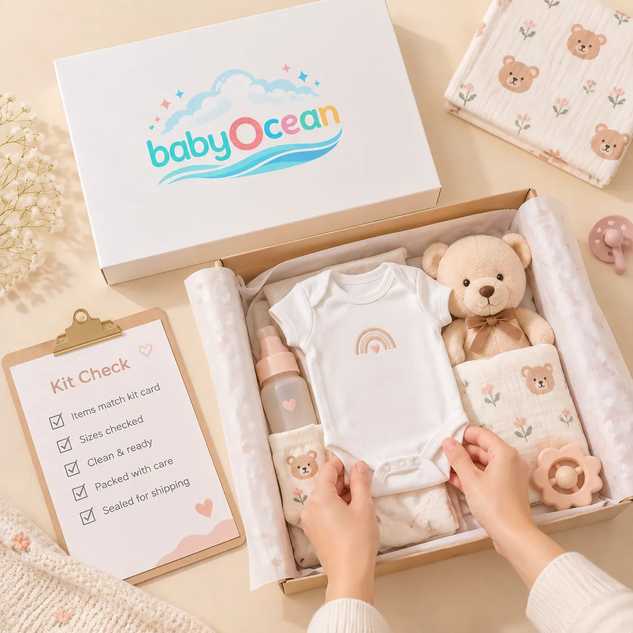 Baby Ocean packing room