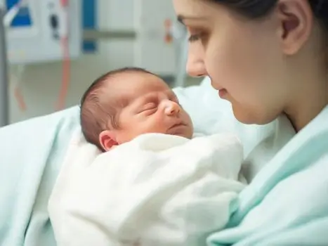 Mom and baby