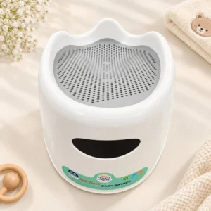 Baby Bath Support Seat with Perforated Water Drainage Design