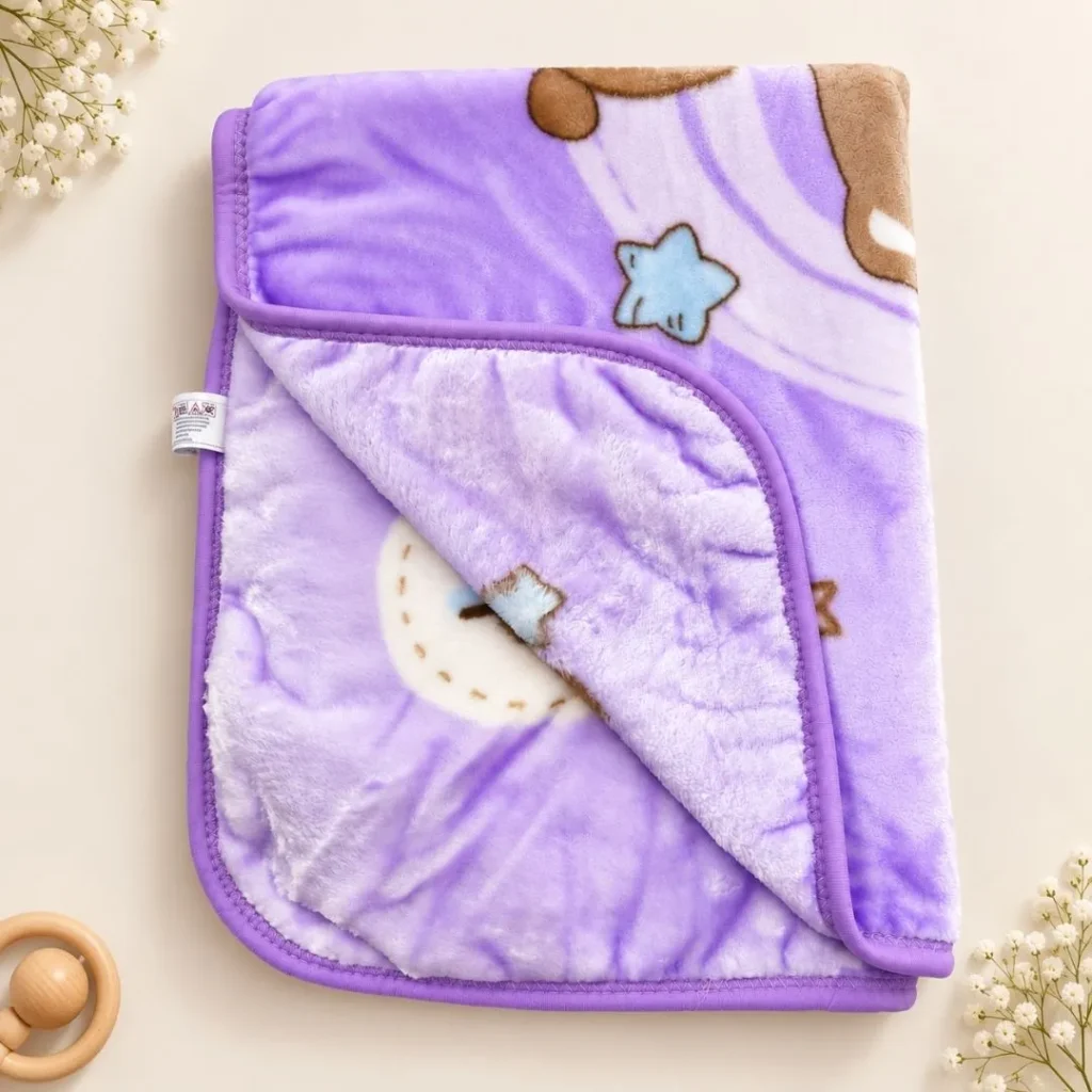 Double Ply Baby Blanket – Soft, Warm & Cozy for NewBorns