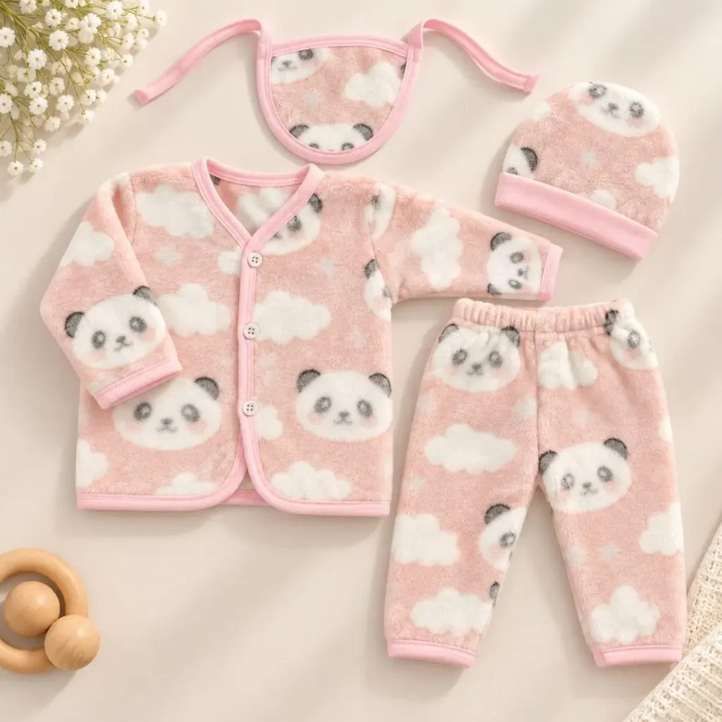 Imported Winter Velour Starter Set 4PCS – Soft & Cozy Outfit