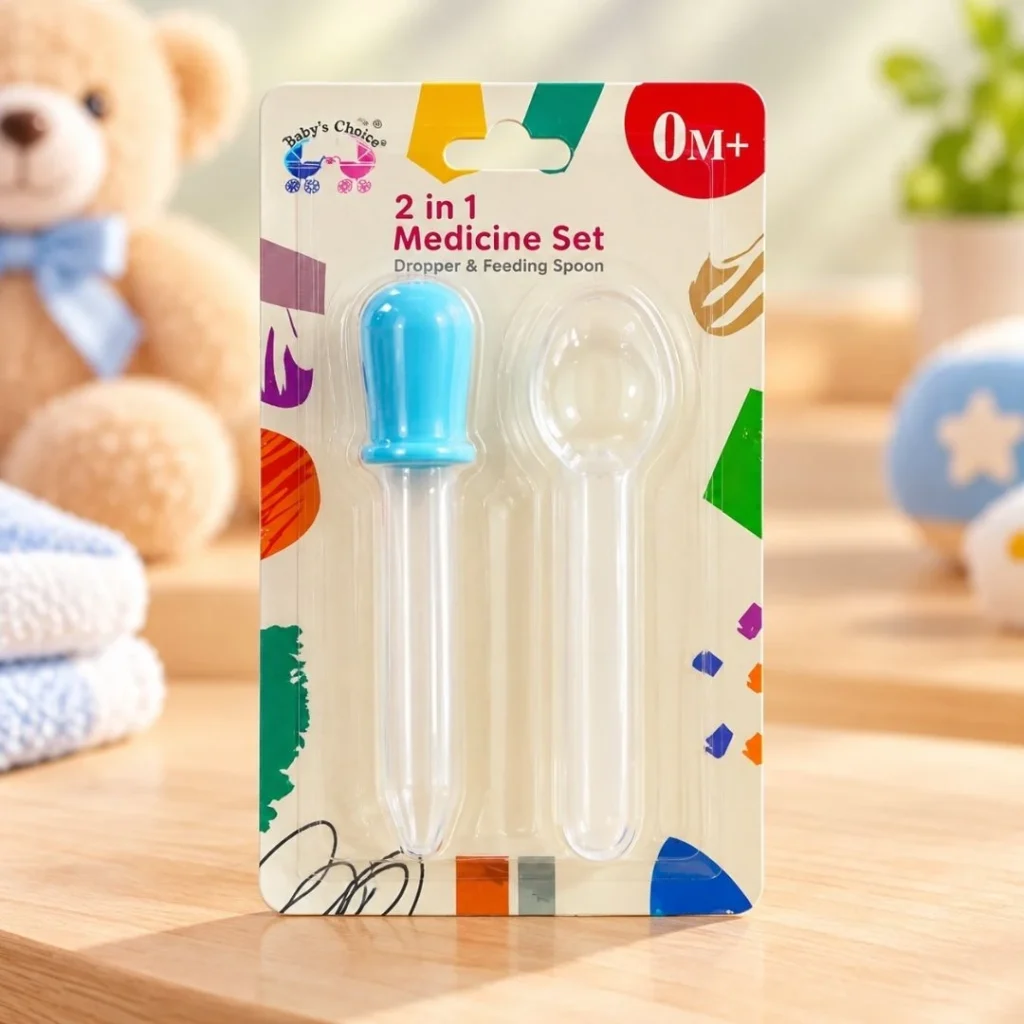 2 in 1 Medicine Set – Dropper & Feeding Spoon