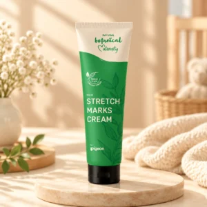 Maternity stretch marks cream tube for pregnancy skincare