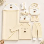 Soft Organic Baby Bodysuit Yellow for Newborns