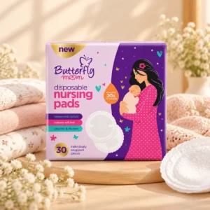 Disposable nursing pads for breastfeeding mothers with soft and ultra thin leak protection
