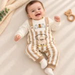 Baby Dungaree Set 2-Piece Winter Outfit 1