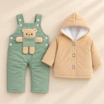 Baby Winter 2-Piece Outfit with Hooded Jacket