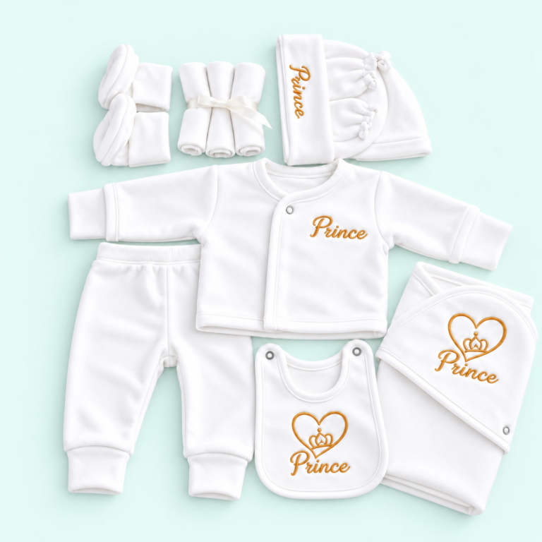 Welcome Little Prince Baby 11 Pieces Fleece Set